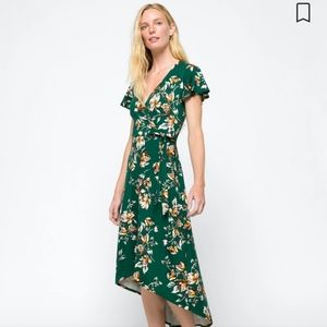Fortune and Ivy Irene Faux Wrap Dress
